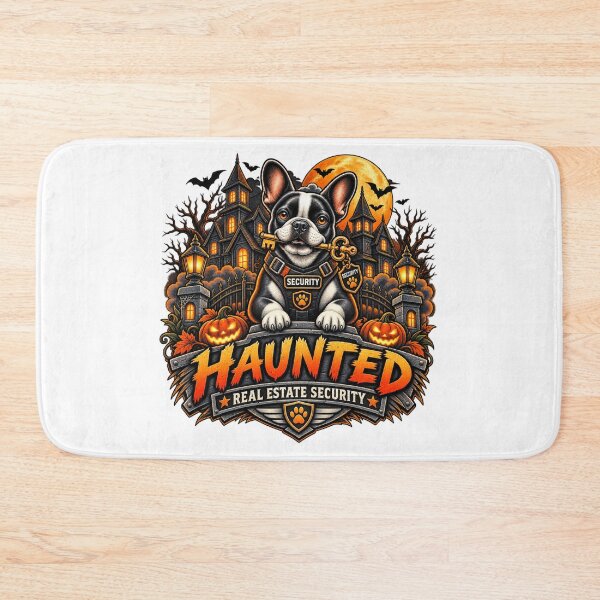 Item preview, Haunted Real Estate Security French Bulldog Halloween Shirt Security Dog designed and sold by KnrNazimTHRE4DS.
