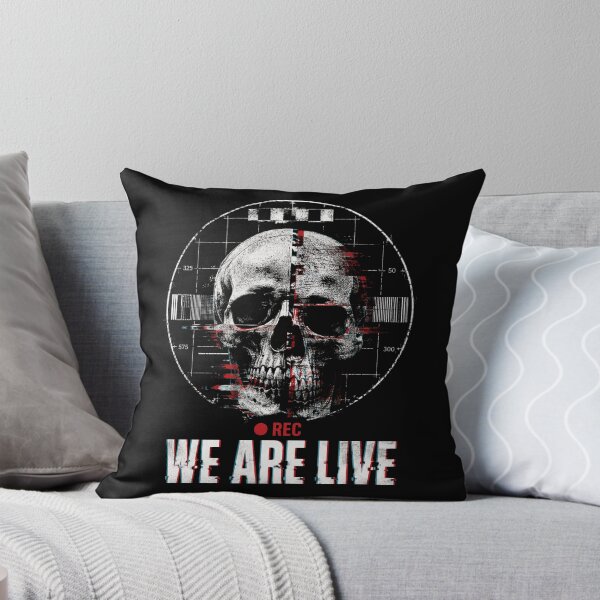 Item preview, WE ARE LIVE Glitch Skull Streetwear  designed and sold by Airmiro.