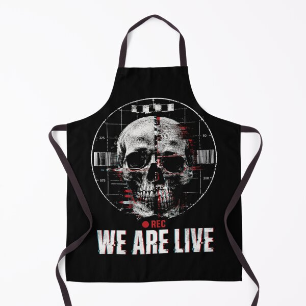 Item preview, WE ARE LIVE Glitch Skull Streetwear designed and sold by Airmiro.