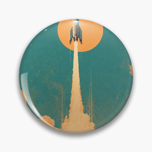 Item preview, Vintage Rocket Launch Retro Space Poster designed and sold by NordenPosters.