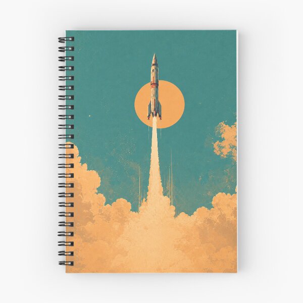 Item preview, Vintage Rocket Launch Retro Space Poster designed and sold by NordenPosters.