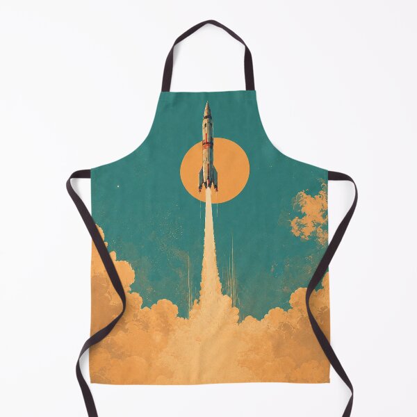 Item preview, Vintage Rocket Launch Retro Space Poster designed and sold by NordenPosters.