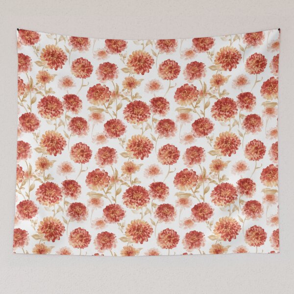 Item preview, Whimsical Zinnia Print - Tropical Flower Pattern - Christmas Gifts For Wife designed and sold by RoyalStarsPatts.