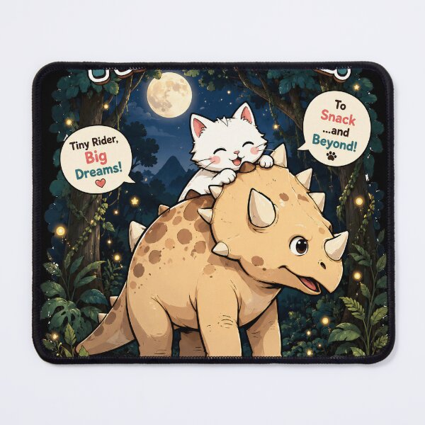 Item preview, nught with triceratop designed and sold by aliraweb.