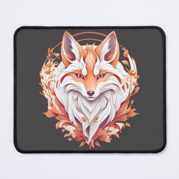 Item preview, Kitsune Japanese Folklore Nine Tailed Fox Aesthetic Art ⭐⭐⭐⭐⭐ designed and sold by Geraldo Gonzalez.