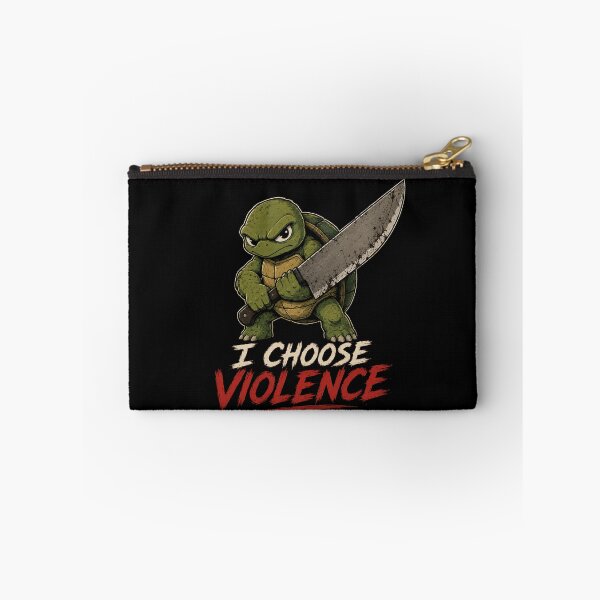 Item preview, I Choose Violence Turtle  designed and sold by TheEndDesign.