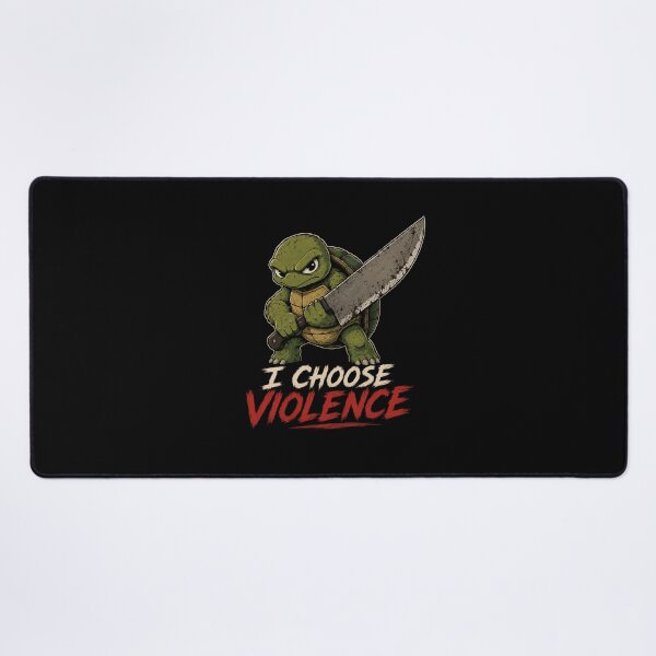Item preview, I Choose Violence Turtle designed and sold by TheEndDesign.