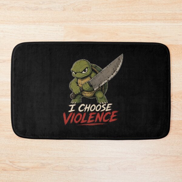 Item preview, I Choose Violence Turtle  designed and sold by TheEndDesign.