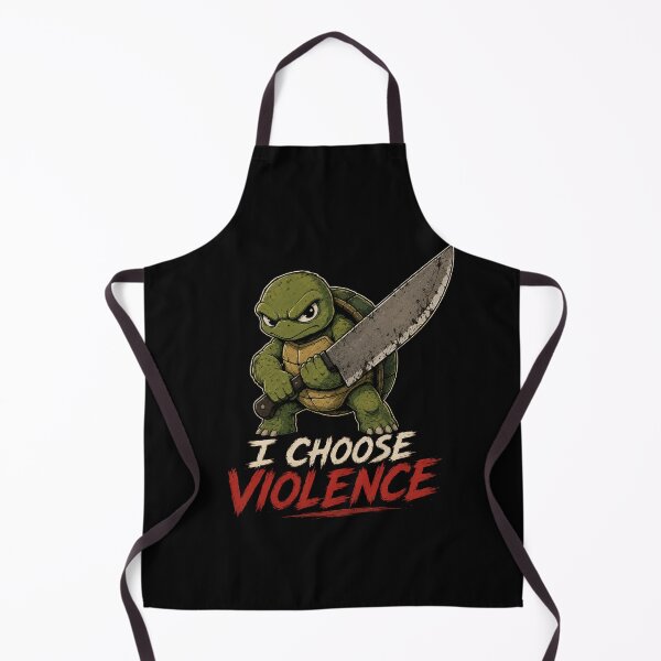 Item preview, I Choose Violence Turtle designed and sold by TheEndDesign.