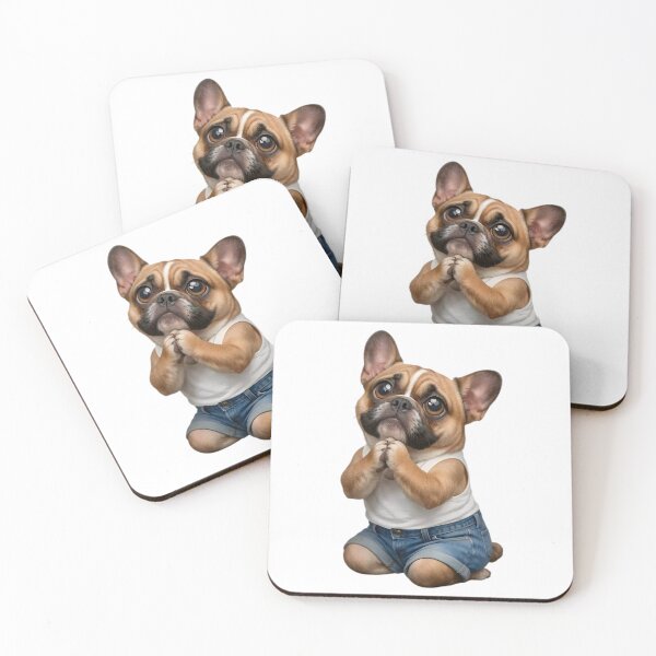 Item preview, Cute French Bulldog in summer outfit designed and sold by Agnisherl.