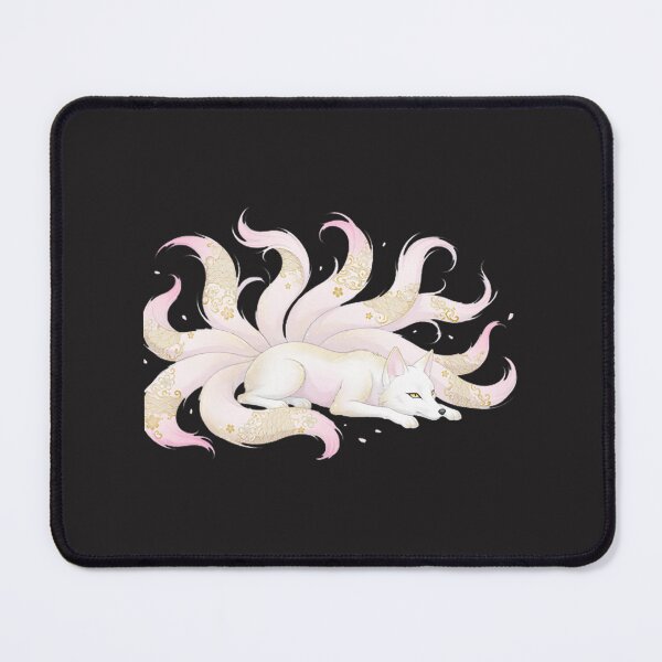 Item preview, Golden Sakura Kitsune Nine Tailed Fox Japanese Celestial Art Aesthetic Shirt PERFECT GIFT FOR YOU AND FRIENDS designed and sold by Geraldo Gonzalez.
