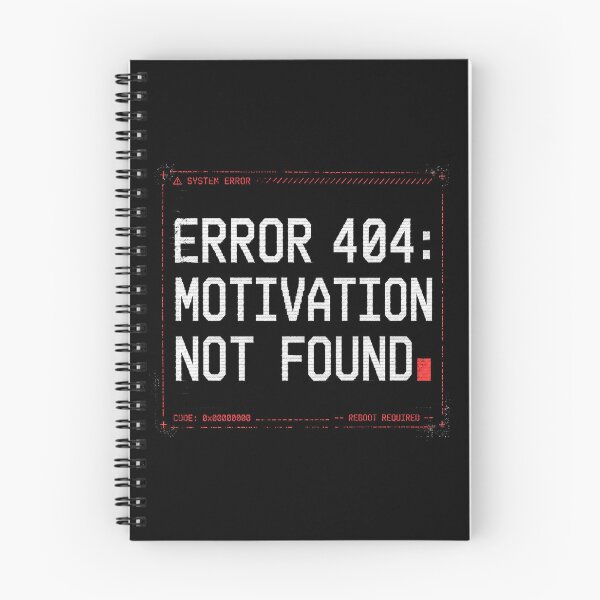 Item preview, Error 404 Motivation Not Found Programmer  designed and sold by Airmiro.