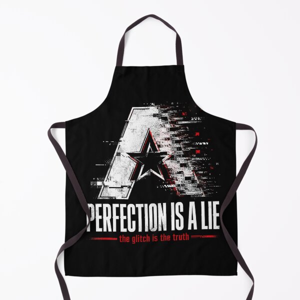 Item preview, Perfection Is A Lie Glitch Statement designed and sold by Airmiro.