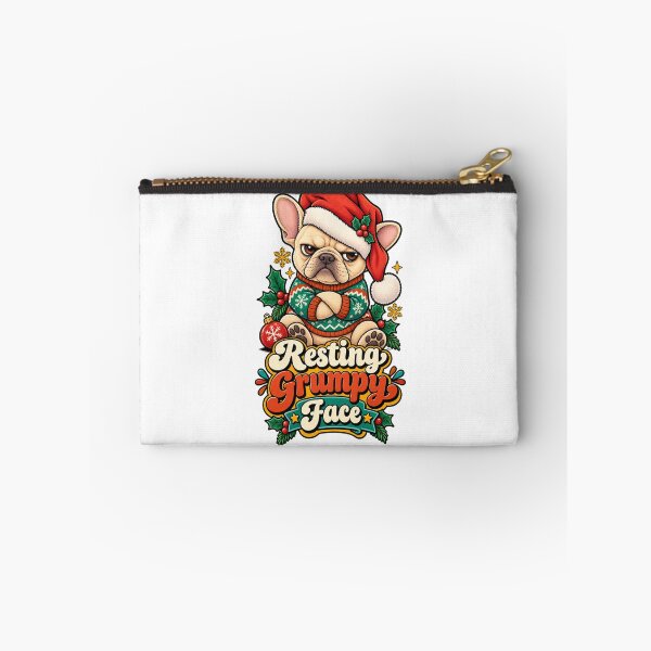 Item preview, Resting Grumpy Face French Bulldog Christmas Shirt Funny Grumpy Dog Shirt designed and sold by KnrNazimTHRE4DS.