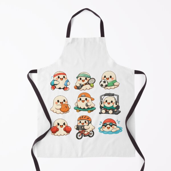 Item preview, Cute Ghost Sports Halloween Kawaii Boo Camp Ready Fitness Gift designed and sold by Artycom.