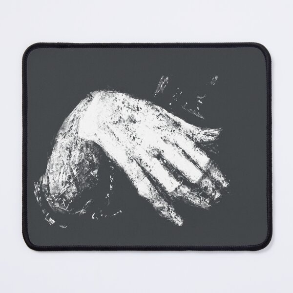 Item preview, Textured Hand Silhouette Dark Aesthetic Poster designed and sold by drTerrens.