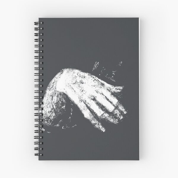 Item preview, Textured Hand Silhouette Dark Aesthetic Poster designed and sold by drTerrens.