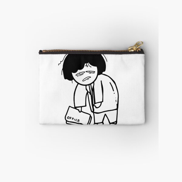 Item preview, Exhausted Office Worker Cartoon Doodle designed and sold by     Fatma Creates.