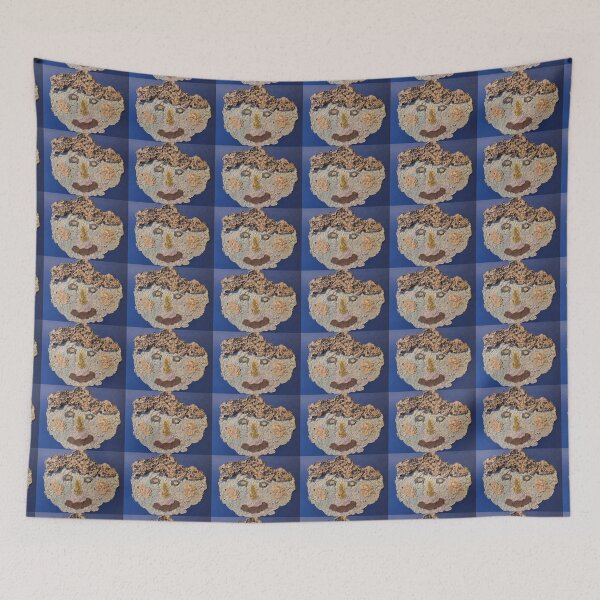 Item preview, Blue Head Paper Art Character  designed and sold by Dr. Gabriella Korosi.