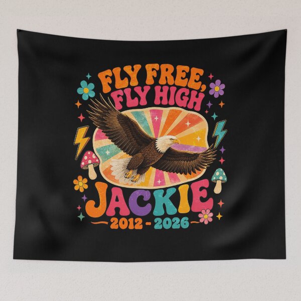Item preview, Fly Free Fly High Jackie Bald Eagle Memorial designed and sold by watanabeee.