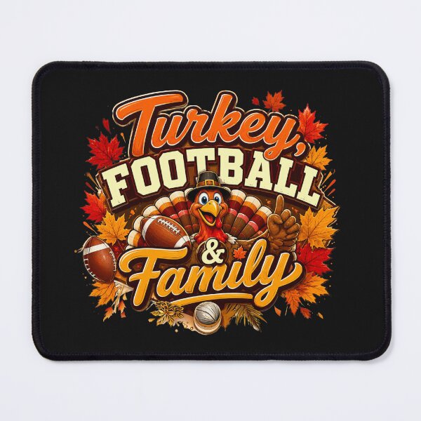 Item preview, Turkey Football & Family - Thanksgiving Celebration designed and sold by DBM Photo Art 1.