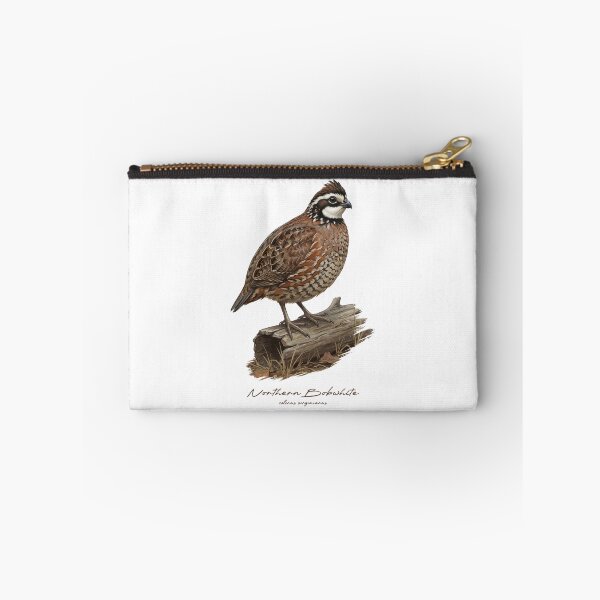 Item preview, Northern Bobwhite on Dried Wooden Log Bird Illustration designed and sold by Takeda-art.