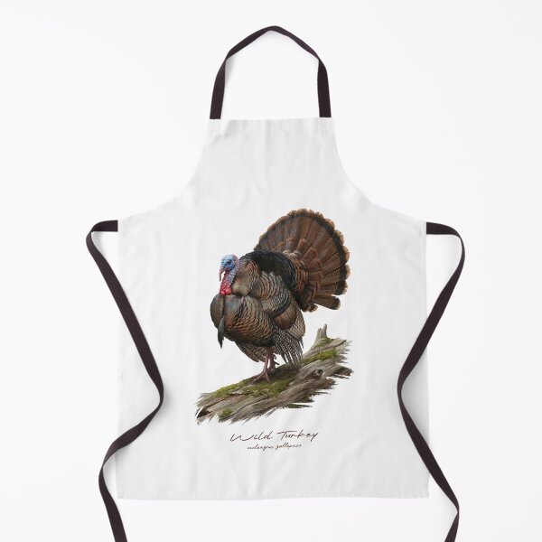 Item preview, Wild Turkey on Mossy Log Bird Illustration designed and sold by Takeda-art.