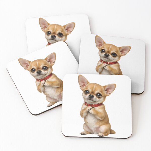 Item preview, Chihuahua with red collar designed and sold by Agnisherl.