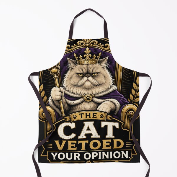 Item preview, The Cat Has Vetoed – Funny Royal Cat Design designed and sold by Safe Haven Pets.