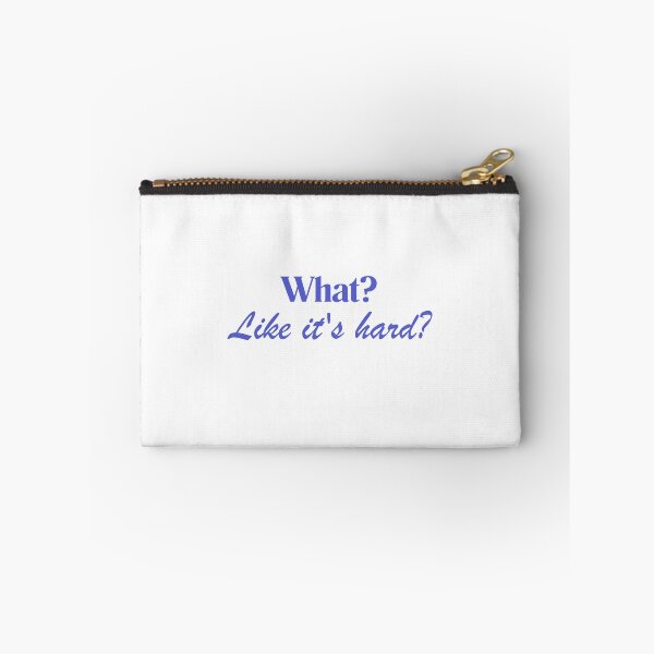 Item preview, What? Like It’s Hard? Navy Blue Sticker | Classic Law School Aesthetic | Future Attorney designed and sold by JusticeForSale.