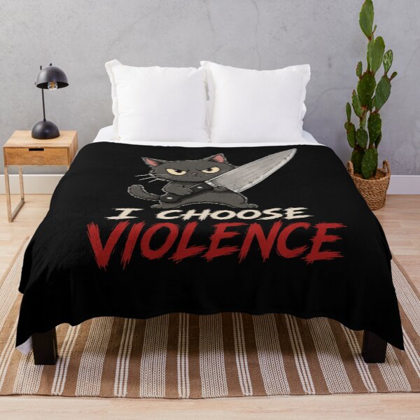 Item preview, I Choose Violence Cat designed and sold by TheEndDesign.