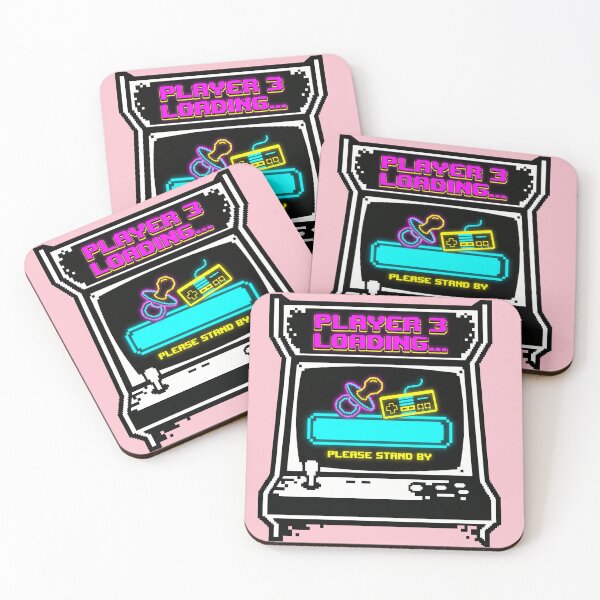 Item preview, Retro Arcade Baby Cargando Jugador 3 Humor designed and sold by ButtonUpArt.