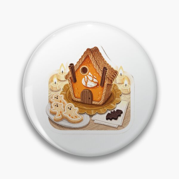 Item preview, Cozy Gingerbread Cottage – Whimsical Christmas Cottagecore Sticker designed and sold by AillustriaAK.