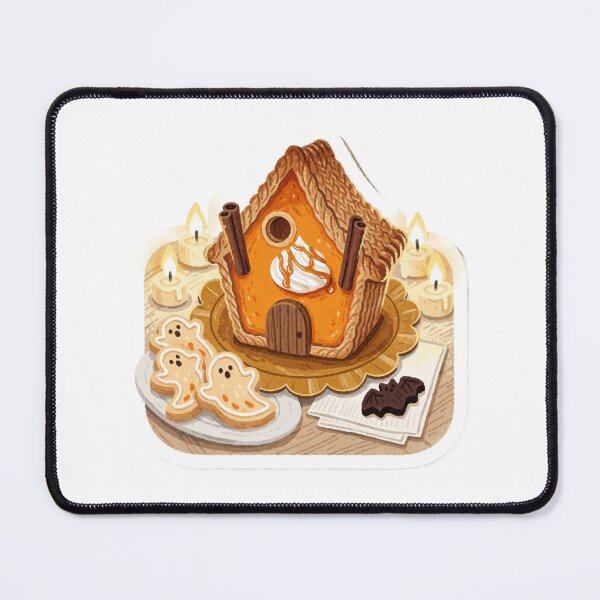 Item preview, Cozy Gingerbread Cottage – Whimsical Christmas Cottagecore Sticker designed and sold by AillustriaAK.