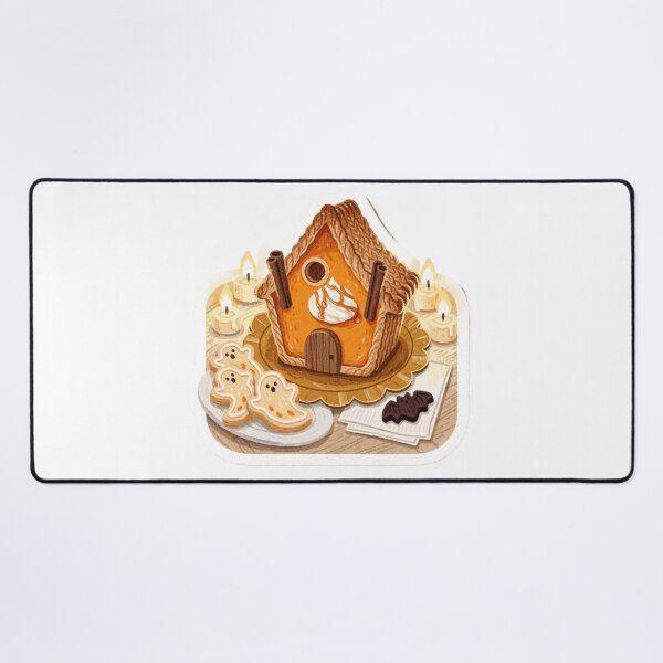 Item preview, Cozy Gingerbread Cottage – Whimsical Christmas Cottagecore Sticker designed and sold by AillustriaAK.