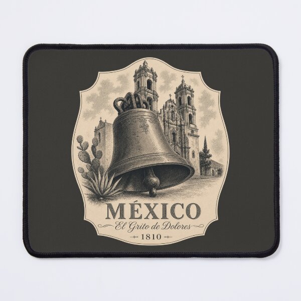 Item preview, The Dolores 1810 Engraving | Premium Mexican Heritage Emblem designed and sold by FadedFrequency.
