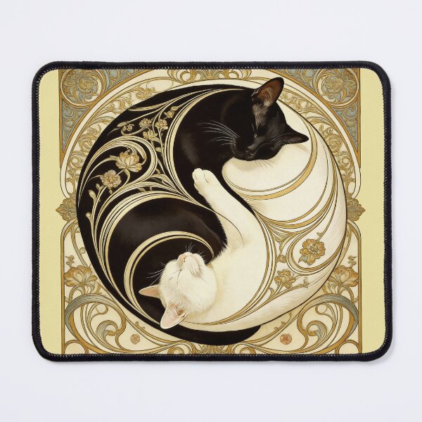 Item preview, Ying And Yang Cats designed and sold by CornershopTee.