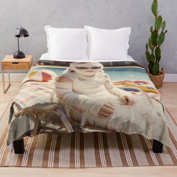 Item preview, Mummy Girl Poolside Vintage Photo designed and sold by The Mellonaire.