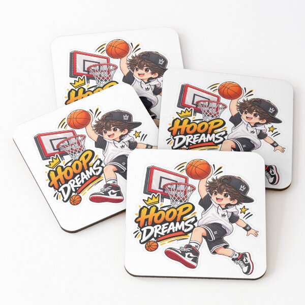 Item preview, Hoop Dreams Basketball Anime Boy Sticker | Cute Basketball Sports Sticker designed and sold by Genzfirevibes.