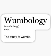 Pegatina El estudio de Wumbo (negro)