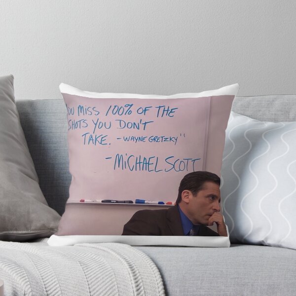 Item preview, Michael Scott "You miss 100% of the shots you don't take" | The Office Humor designed and sold by Ferne Reacts.