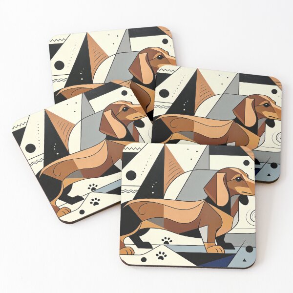 Item preview, cubist animal artwork designed and sold by forget45studio.