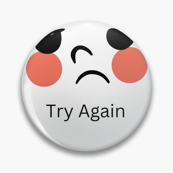 Item preview, Try again sticker  designed and sold by Eman1mansur.