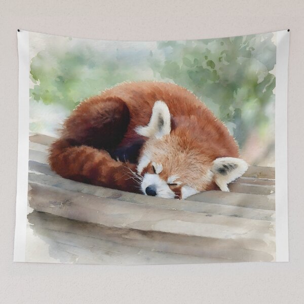 Item preview, Sleeping Red Panda designed and sold by Aleksandar Kostjuk.