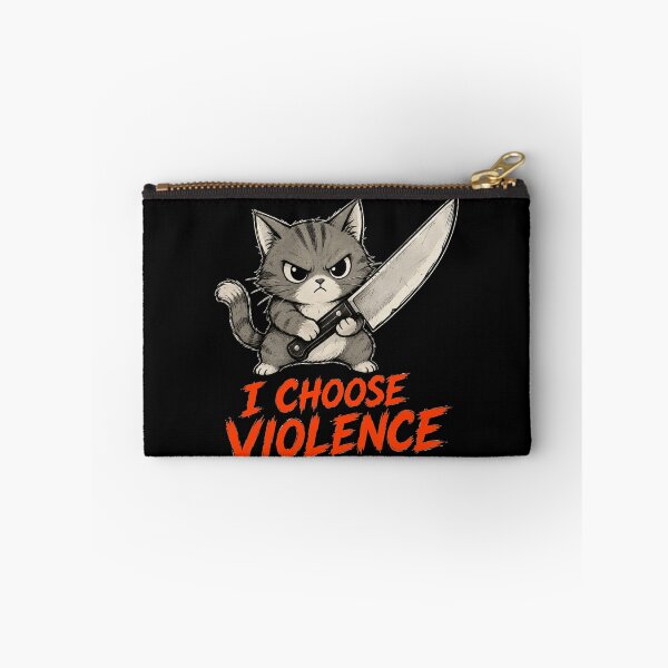 Item preview, I Choose Violence Cat  designed and sold by TheEndDesign.