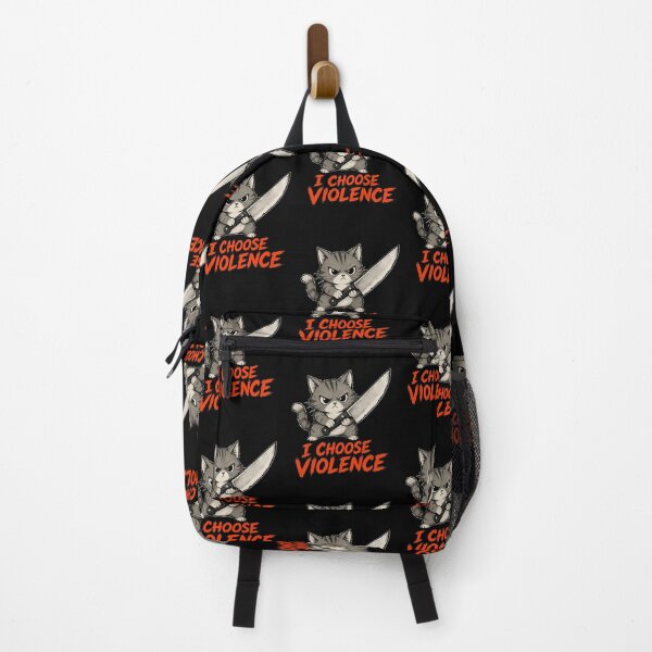Item preview, I Choose Violence Cat  designed and sold by TheEndDesign.
