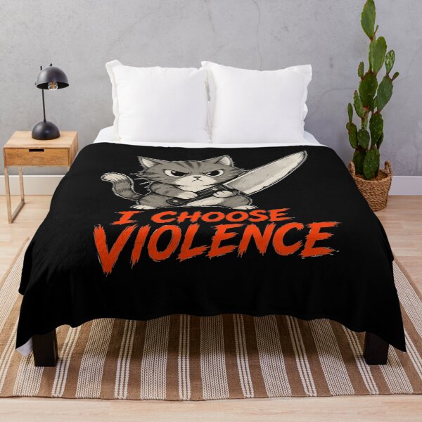 Item preview, I Choose Violence Cat designed and sold by TheEndDesign.