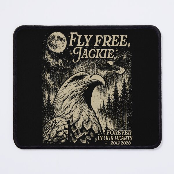 Item preview, Fly Free Fly High Jackie Bald Eagle Memorial Forever In Out Hearts designed and sold by watanabeee.
