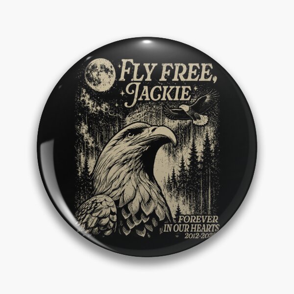 Item preview, Fly Free Fly High Jackie Bald Eagle Memorial Forever In Out Hearts designed and sold by watanabeee.