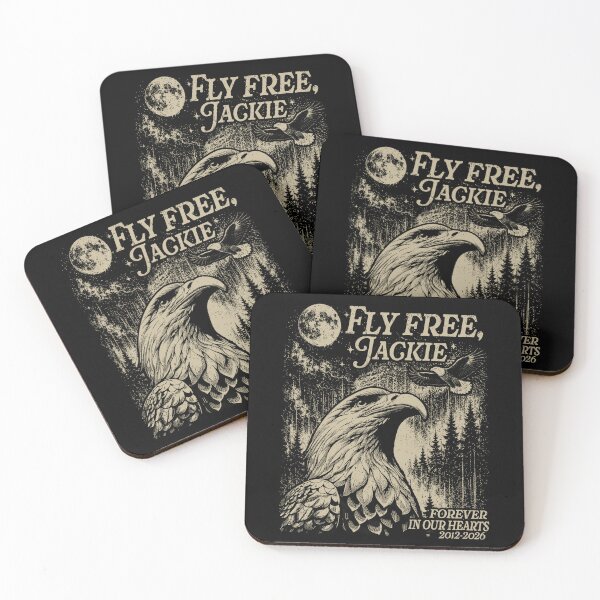 Item preview, Fly Free Fly High Jackie Bald Eagle Memorial Forever In Out Hearts designed and sold by watanabeee.